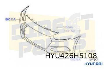Hyundai i40 (5/15-) voorbumper (bij PDC) (te spuiten) Origin beschikbaar voor biedingen