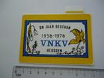 sticker oud Heusden 1978 VNKV bloemen retro jaren 70, Verzenden, Zo goed als nieuw, Bedrijf of Vereniging