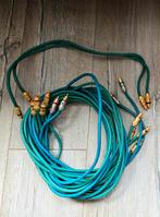 Audioquest Hyperlitz Turquoise X2 en Hyperlitz Jade rca's, Ophalen, Gebruikt, Minder dan 2 meter, Interlink-kabel
