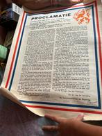 Proclamatie Bevrijding Nederland - Origineel Document WOII, Ophalen