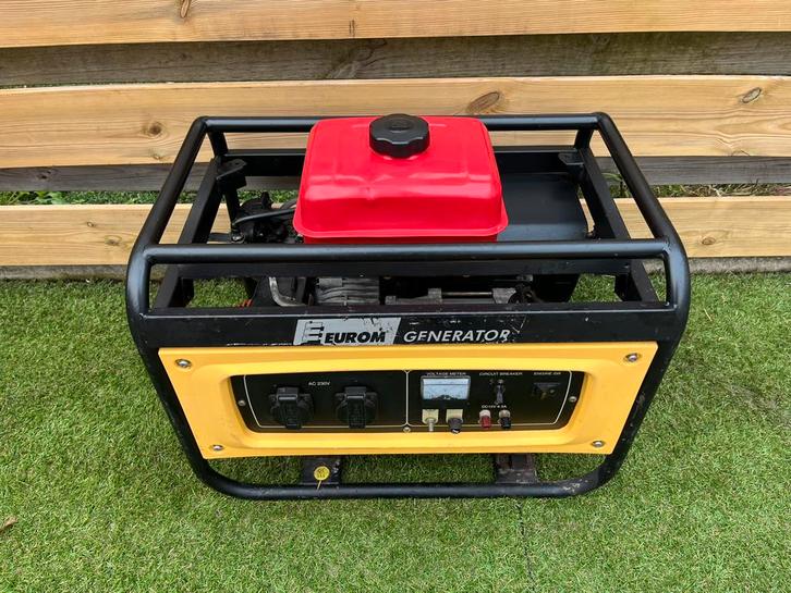 EuroM Generator Aggregaat 230V 12V Benzine motor 200 OHV, Doe-het-zelf en Verbouw, Gereedschap | Machine-onderdelen en Toebehoren