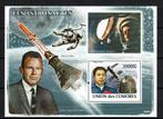 comoren 2008 pf blok ruimtevaart space astronauten, Ophalen of Verzenden, Postfris, Overige thema's