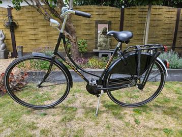 Omafiets Kaptein Deluxe Nostalgie zwart beschikbaar voor biedingen