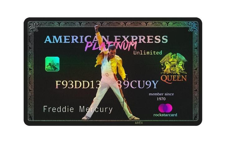Van Apple Freddie Mercury Amex Platinum, Antiek en Kunst, Kunst | Schilderijen | Modern, Ophalen