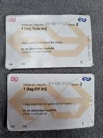 1 Dag OV Vrij en 1 Dag trein Vrij, Tickets en Kaartjes, Algemeen kaartje, Nederland, Bus, Metro of Tram, Eén persoon