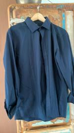 Bertoni overhemd maat 44, Blauw, Ophalen of Verzenden, Zo goed als nieuw
