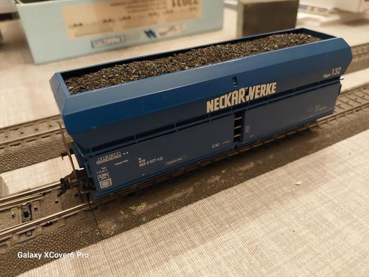 3 x Märklin 84623 en 2 x Märklin 84624 Neckarwerke DB, Hobby en Vrije tijd, Modeltreinen | H0, Zo goed als nieuw, Wagon, Wisselstroom