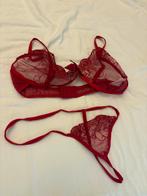 Rode Lingerie Set - BH & String, Kleding | Dames, Ophalen of Verzenden, Rood, Setje