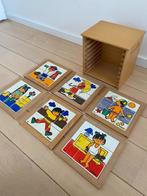 Educo puzzelkast met 6 puzzels, Ophalen of Verzenden
