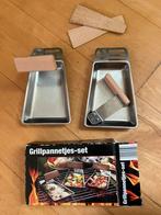 Grillpannetjes-setje | RVS pannetjes barbecue, Verzenden, Zo goed als nieuw