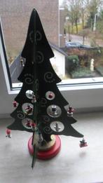 Houten  kerstboom retro +20 houten kersthangers, Diversen, Ophalen of Verzenden, Gebruikt