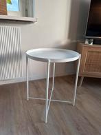 Ikea GLADON Bijzettafel / Salontafel Wit 45x53 cm, Ophalen, Minder dan 45 cm, Minder dan 55 cm, Gebruikt