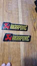 Aluminium hittebestendige Uitlaat Stickers Akrapovic, Ophalen of Verzenden, Nieuw, Overige typen