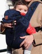 ByKay Draagzak. Click Carrier Classic. Ribbed velvet blue., Overige merken, Buik of Rug, Ophalen of Verzenden, Zo goed als nieuw