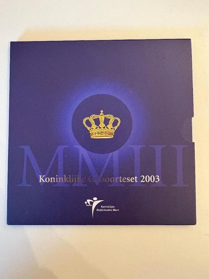 Geboorte set Amalia 2003 Euro munten, Postzegels en Munten, Munten | Nederland, Euro's, Koningin Beatrix, Ophalen of Verzenden