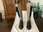 Nieuwe leren laarzen maat 40 - Grotesque, Zwart, Nieuw, Ophalen of Verzenden, Hoge laarzen