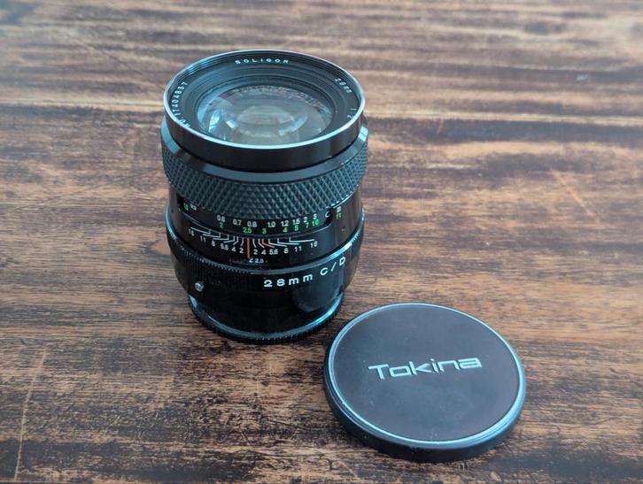 Konica AR Soligor P 1:2 28mm C/D., Verzamelen, Fotografica en Filmapparatuur, Lens of Lenzen, 1960 tot 1980, Ophalen