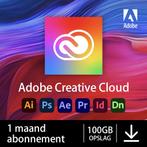 Adobe Creative Cloud 1 Maand – 2 Apparaten | Eigen Account |, Computers en Software, Ontwerp- en Bewerkingssoftware, Ophalen, Nieuw