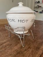 Soepterrine met houder van Riviera Maison, Huis en Inrichting, Keuken | Servies, Ophalen of Verzenden, Gebruikt, Overige stijlen