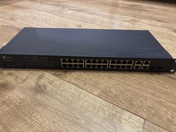 TP-Link T1500-28PCT Netwerkswitch - 24 Poorten - PoE - SFP beschikbaar voor biedingen