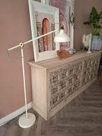 Super leuke off white staande leeslamp ecru Ikea, Ophalen, Zo goed als nieuw, 150 tot 200 cm