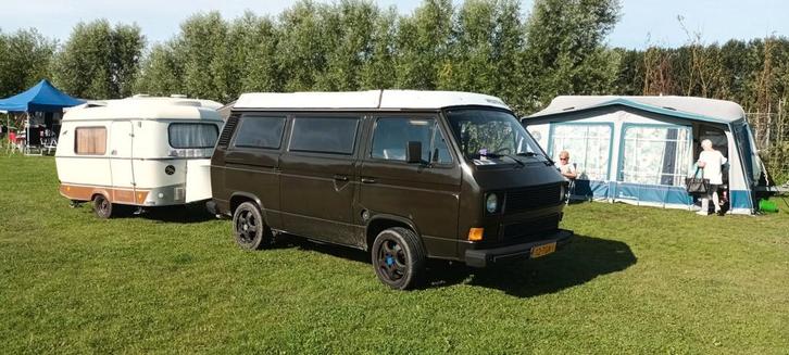 Camperbusje T3 met een nieuwe  apk., Caravans en Kamperen, Campers, Particulier, tot en met 4, Buscamper of Camperbus, Volkswagen
