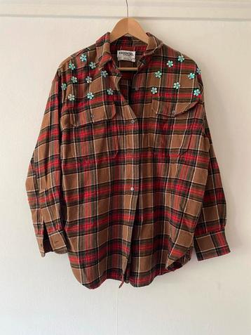 Essentiel Antwerp | Ruit blouse met pailletten maat 36 beschikbaar voor biedingen