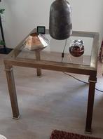 Bijzettafel, Huis en Inrichting, Tafels | Bijzettafels, Ophalen, Minder dan 55 cm, Gebruikt, Metaal of Aluminium