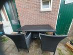 Jutlandia Tuintafel + 2 Stoelen - Prima Staat!, Tuin en Terras, Tuinsets en Loungesets, 6 zitplaatsen, Ophalen of Verzenden, Zo goed als nieuw