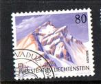 ‹(•¿•)› liechtenstein # m 976 bergtoppen, Verzenden, Overige landen, Gestempeld