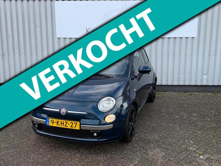 Fiat 500 0.9 TwinAir Lounge Airco Automaat,Apk 09/26, Auto's, Fiat, Bedrijf, Te koop, ABS, Airbags, Airconditioning, Bluetooth