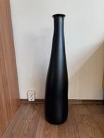 Moderne zwarte vaas, Ophalen, Zo goed als nieuw, Zwart, Minder dan 50 cm