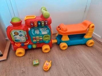 Vtech 5in1 letter locomotief - loopfiets, loopwagen, trekkar beschikbaar voor biedingen