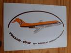 sticker FOKKER F 28  VFW BV Bedrijf Drechtsteden, Ophalen of Verzenden, Zo goed als nieuw, Bedrijf of Vereniging