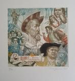 Exlibris /Ex libris David Bekker, Don Quichot - Cervantes, Antiek en Kunst, Kunst | Etsen en Gravures, Verzenden