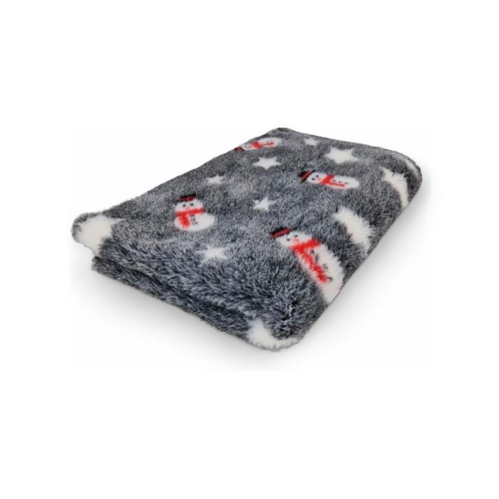 Vetbed kerst Frosty grijs, Dieren en Toebehoren, Hondenmanden, Nieuw, Ophalen of Verzenden