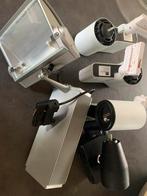 Rails verlichting/ spots, Huis en Inrichting, Lampen | Spots, Ophalen of Verzenden, Zo goed als nieuw, Metaal of Aluminium, Plafondspot of Wandspot