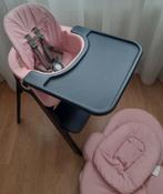Stokke Steps kinderstoel volledige set , rose roze, Ophalen, Zo goed als nieuw, Meegroeistoel, Stoelverkleiner