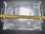 Dienblad zilver zwaar 30 cm., Ophalen of Verzenden, Zo goed als nieuw, Metaal