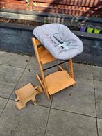 Stokke Tripp Trapp stoel, met newbornset en babyset, Ophalen, Gebruikt, Meegroeistoel