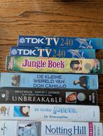 Gratis 5 koopvideos en 2 gesealde lege vhs banden, Cd's en Dvd's, VHS | Film, Alle leeftijden, Ophalen of Verzenden, Zo goed als nieuw