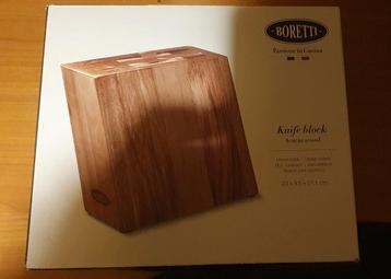 Ah boretti messenblok messen blok acacia hout nieuw  beschikbaar voor biedingen