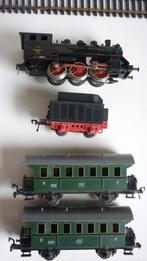 Fleischmann H0 1309 stoomlocomotief + 2 personenwagons, Hobby en Vrije tijd, Modeltreinen | H0, Gelijkstroom, Fleischmann, Ophalen of Verzenden