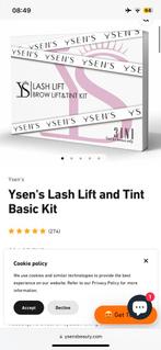 Ysens Lash / Eyebrow Lift basic kit, Sieraden, Tassen en Uiterlijk, Uiterlijk | Cosmetica en Make-up, Ophalen of Verzenden, Zo goed als nieuw