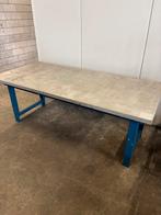 Stevige werkbank / werktafel / inpaktafel / werkbanken, Doe-het-zelf en Verbouw, Werkbanken, Ophalen, Gebruikt, ., 170 cm of meer