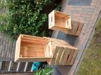 6 houten kisten, Huis en Inrichting, Woonaccessoires | Kisten, Ophalen, Minder dan 50 cm, 50 tot 100 cm, Zo goed als nieuw