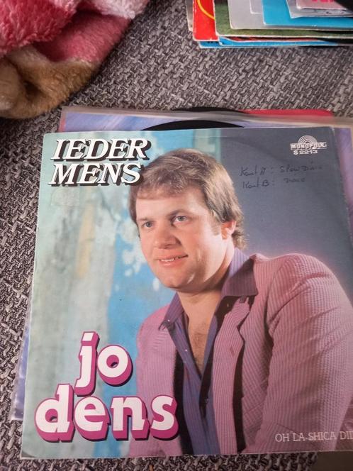 jo dens ieder mens / oh la shica diddy, Cd's en Dvd's, Vinyl | Nederlandstalig, Gebruikt, Levenslied of Smartlap, Overige formaten