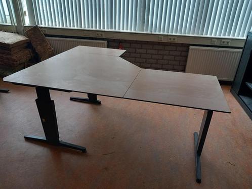 Hoek bureau Aspa mezzo, kwaliteit!, Huis en Inrichting, Bureaus, Zo goed als nieuw, Bureau, In hoogte verstelbaar, Ophalen