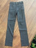 Sasch stretch gestreepte broek bruin blauw maat 36, Sasch, Bruin, Nieuw, Ophalen of Verzenden