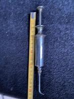 Oude metalen spuit injectiespuit, Antiek en Kunst, Ophalen of Verzenden